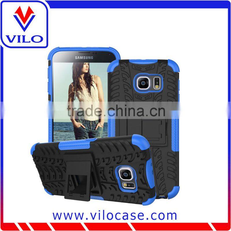 Alibaba in france PC + Silicone combo case for Samsung Galaxy S6