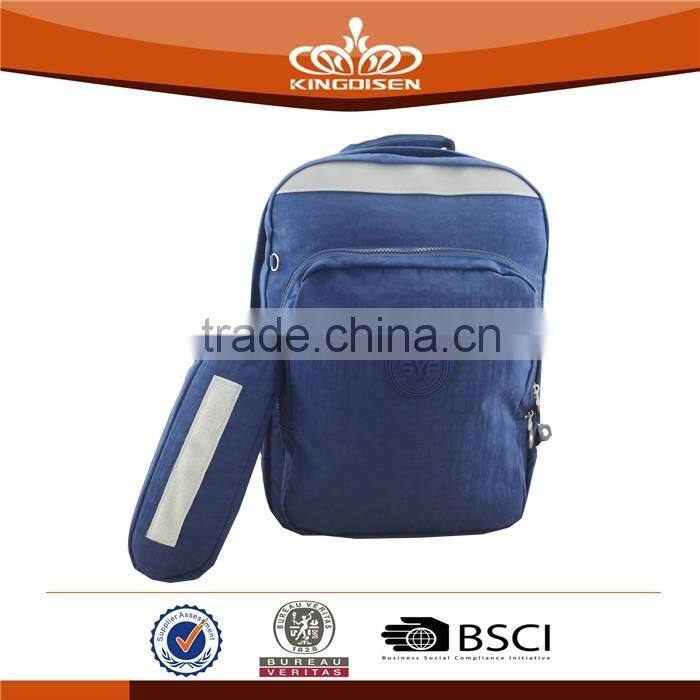 Large capacity durable washer wrinkle fabric computer backpack