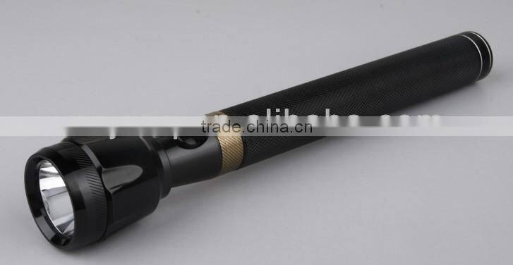 LED Aluminium rechargeable torch / flashlight