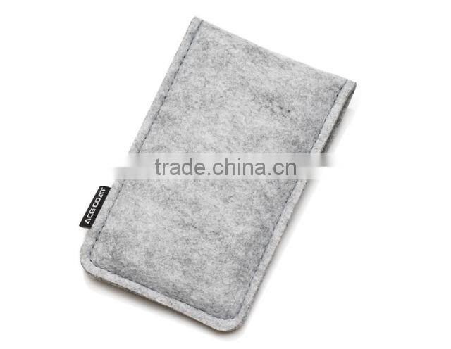 Mobile Phone Bags Case Cover Wool Felt Wallet phone bag For iPhone 6 Plus 5.5 inch For Samsung Note 3 4 case