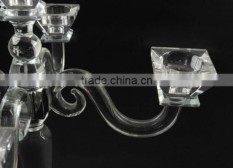 European style 3-arm gorgeous design Crystal Candelabra & Centerpiece for Wedding Event NO:9