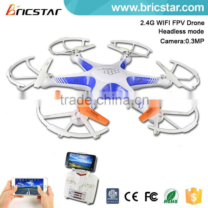 Six motors 2.4G fpv 250 drone with camera