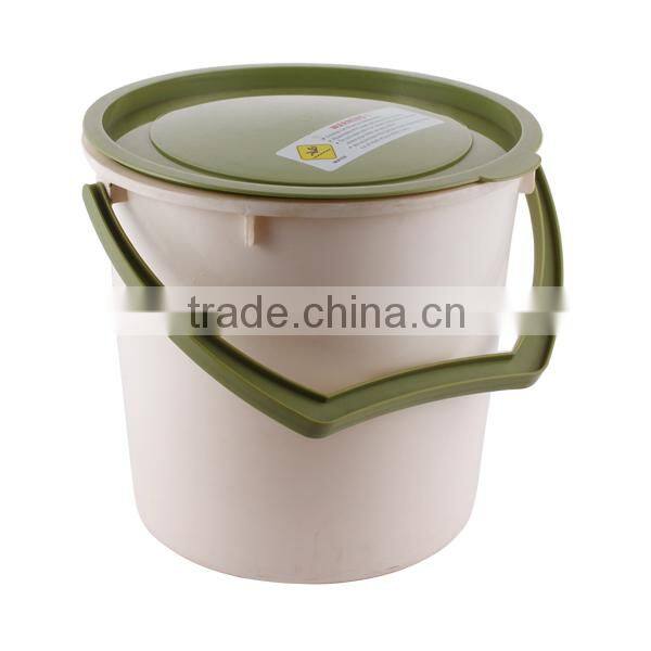Babycare 15L diaper pail bucket daily use cheap plastic bucket with handle