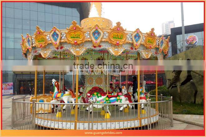 popular! luxury playground merry go round for sale with LED lights