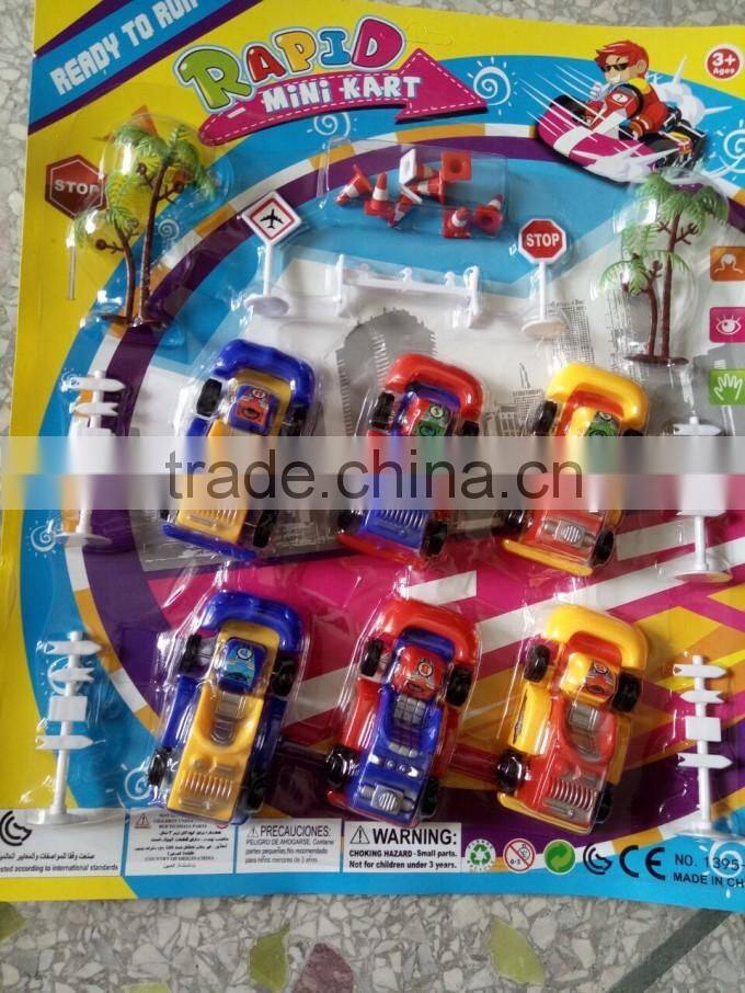 2016 kid toy new popular cute plastic pull back small car toy