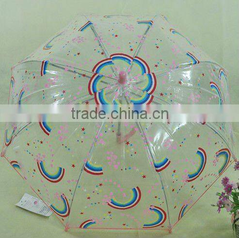 promotional poe transparent parasol umbrella
