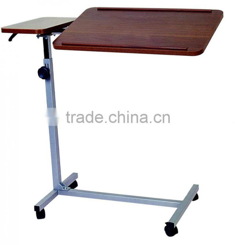 height adjustable desk with castors