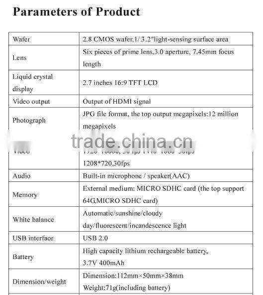 Allwinner chipset gps car black box camera recorder