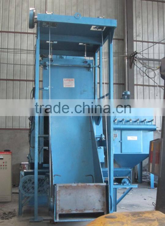 High efficiency rubber belt shot blasting equipment /blastrac shot blasting machine