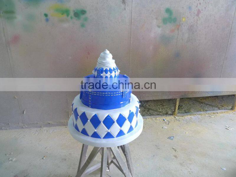 fiberglass birthday cake sculpture decorations