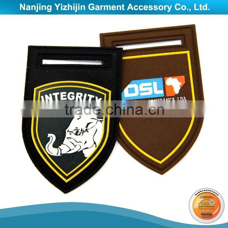 New logo silicone pvc military patches