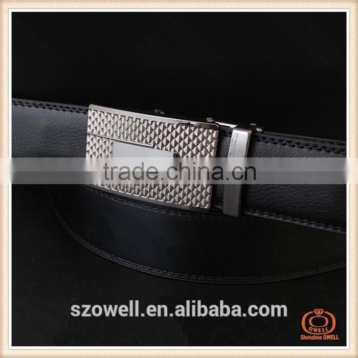 men and women leather belt for genuine leather blank fashion buckle belts