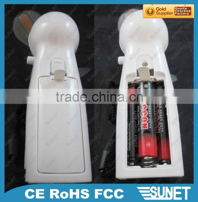 New 2016 portable Logo printing LED hand fan