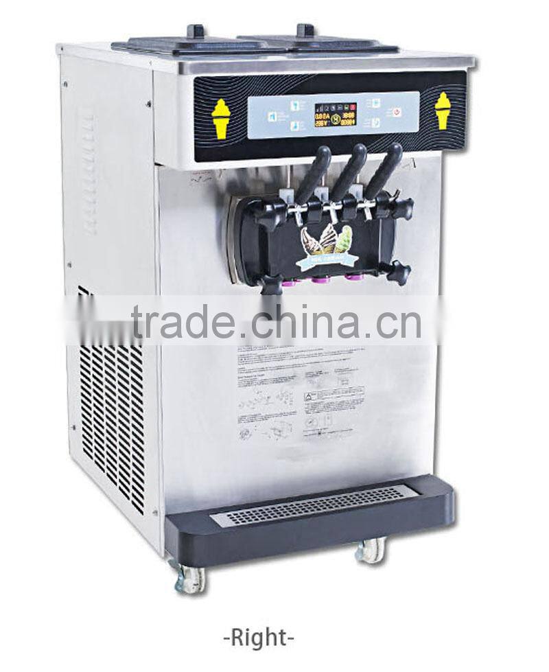 Wide outlets ice cream stand machine on coffee shop, frozen drink kiosks,restaurants