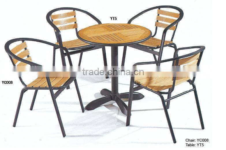 Restaurant dining table rectangular stainless steel top T07