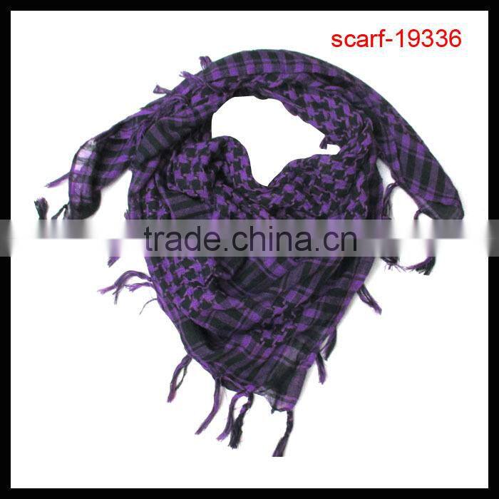 fashion lady polyester chevron triangle scarf tassel