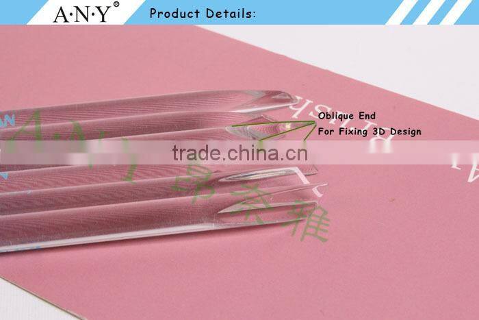 ANY Nail Art Maincure 3D Sculpture Acrylic Handle Beauty Hand and Nail Brush Flat UV Gel Art