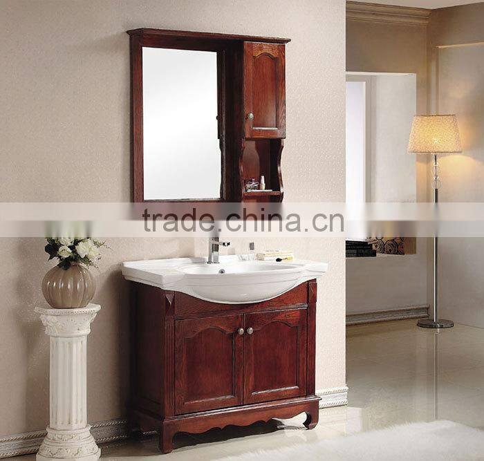 ROCH 8046 Hot-sale Ashtree Bathroom Cabinet Modern Antique Bathroom Furniture