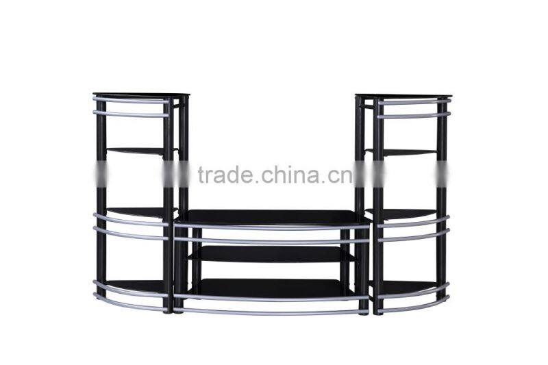 Modern Cheap Glass and metal TV stand furniture for sale
