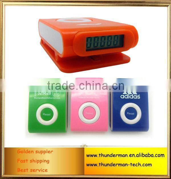 High tech quality chip Multifunction Mini Digital Calorie Pedometer Manual