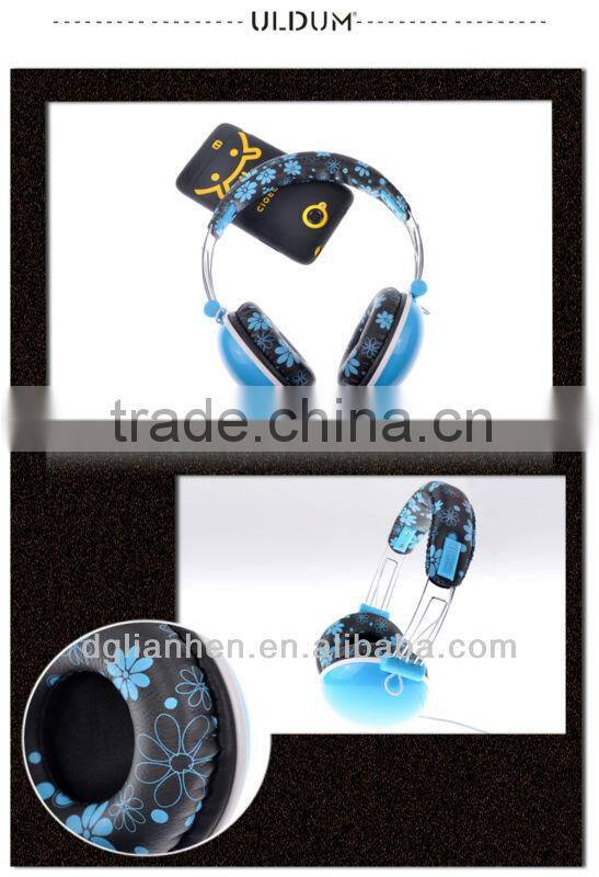 wired 3.5mm plug jack bulk headphones with high quality heavy bass sound effect