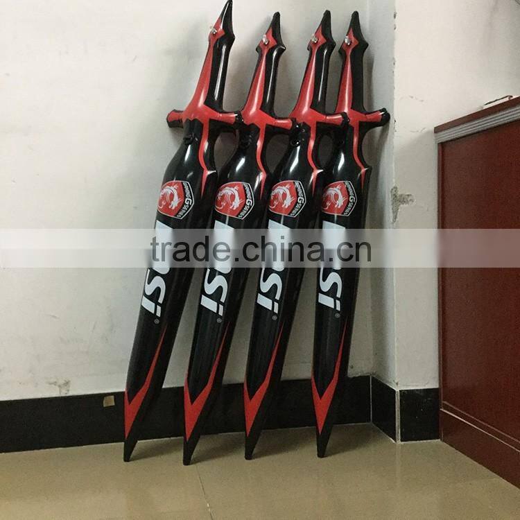 lightweight plastic inflatable axe toy for party