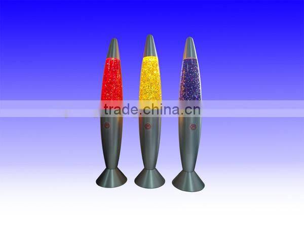 energy saving Floating Lava Lamp / Glitter lamp/ colorful lava lamp/Aluminum groovy lava motion desk lamp