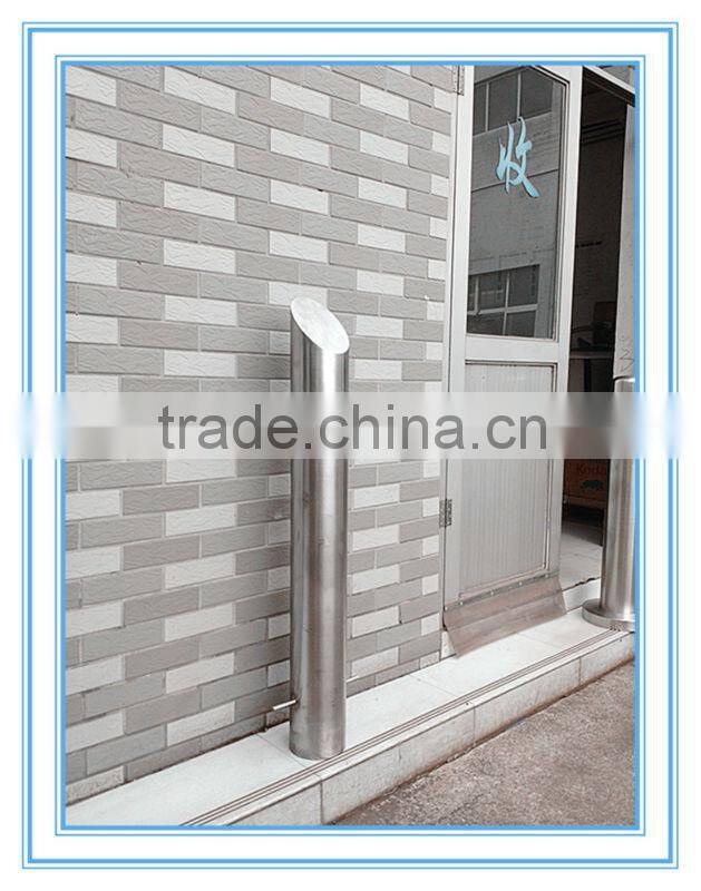 2013 Heavy Duty Sloped Stainless Steel Bollard