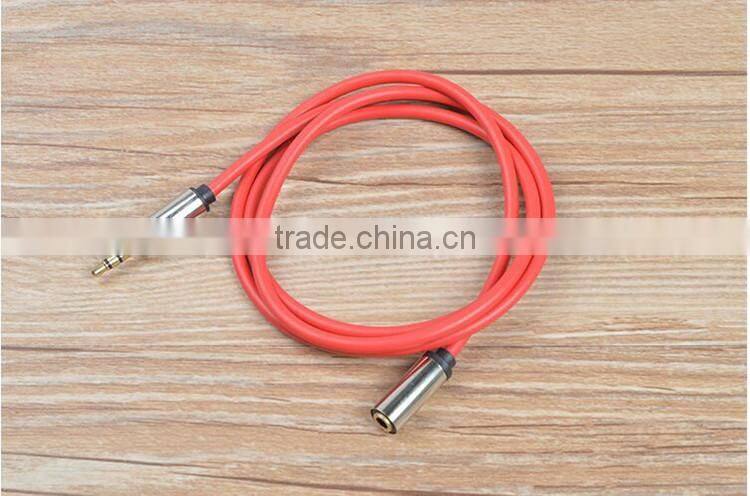 SYS Hot Selling 3.5mm Stereo Male To Female Audio Aux Cable