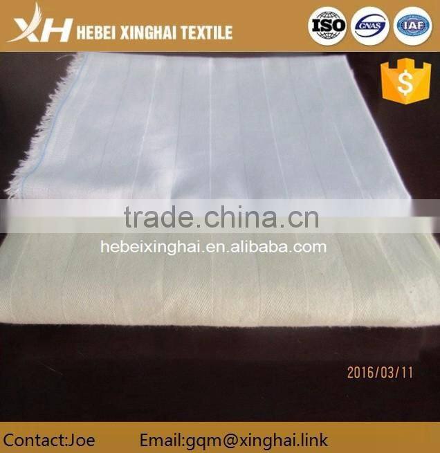 CVC 50% polyester 50% cotton sateen fabric for hotel bed sheet
