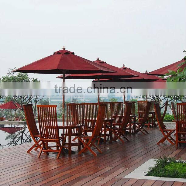 high quality garden table with umbrella