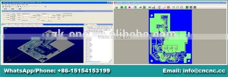 Small PCB CNC Router Milling Drilling Engraving Machine 400*400MM ZK-4040