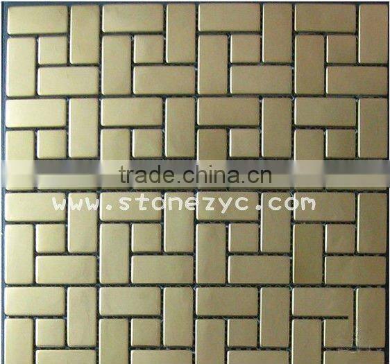 4/8/10 thickness high quality matt metallic mosaic tile