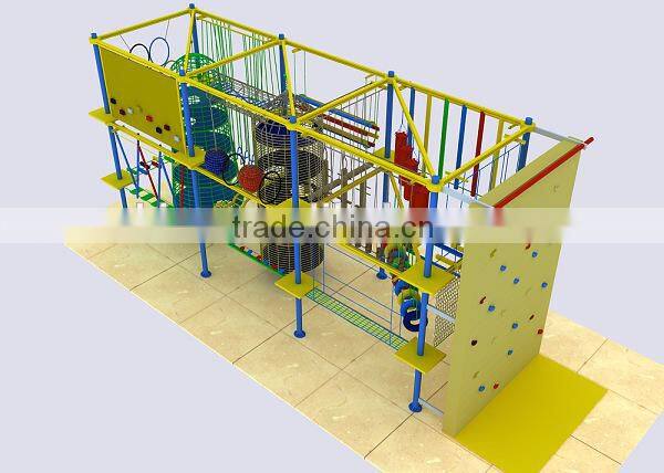 New Talor-made adventure outdoor park with rape course for children adventure