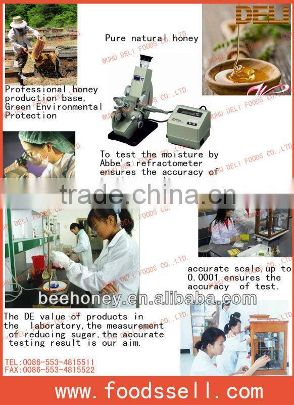 Honey Syrup/honey mix/blend syrup with comb packed in 80/453g glass bottle for Yemen/Middle East Market