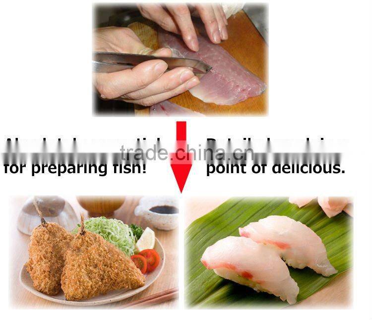 Senbudo Stenless Steel Fish Bone Tweezer For Cooking Sushi And Deep-Fried Fish