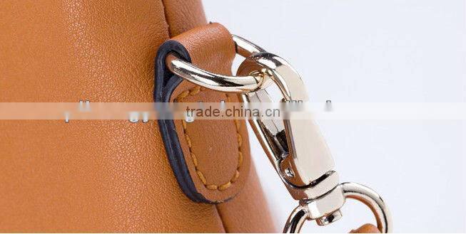Lady leather clutch purse bag frame