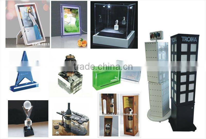 Acrylic Bag Display Shelf Handbag Stand