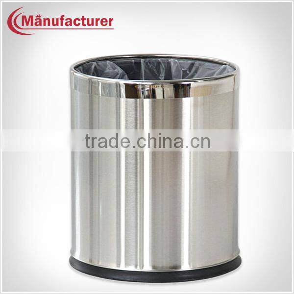 5L Hotel Superior Room Stainless Steel Sanitary Ware Food Step Rubbin Bin,Pop Up Trash Can