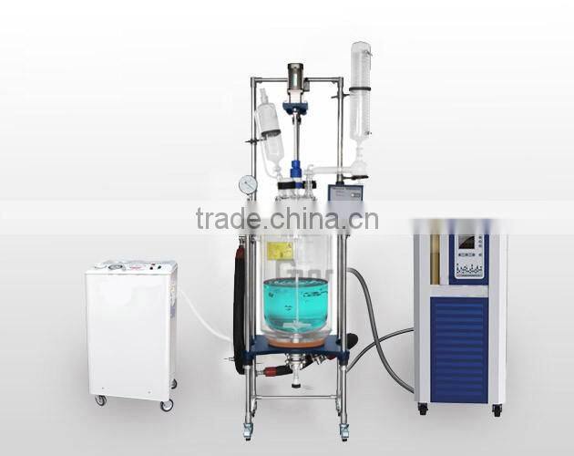 GR-50L chemical reactor made of stainless steel and high borosilicate glass