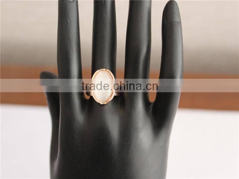 JSY jewerly rings sets 18k yellow gold rings cat eye gemstone ring