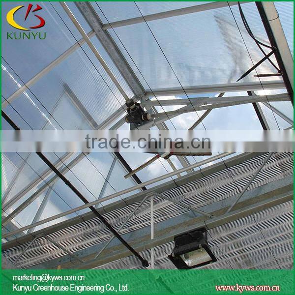 Arch roof type PC greenhouse greenhouses kits walk in greenhouse