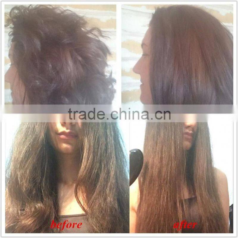2016 new arrive NASV beauty star hair straightener brush varity color with ceramic rotataing and LCD display ionic hair straight