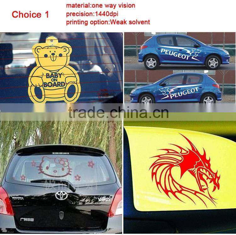 cheap printing cool car body sticker design