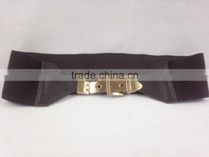 ladies wide elastic belts
