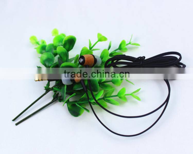 Wooden Earphones ,Custom Earphones In Bulk,Hot Sale Earphone