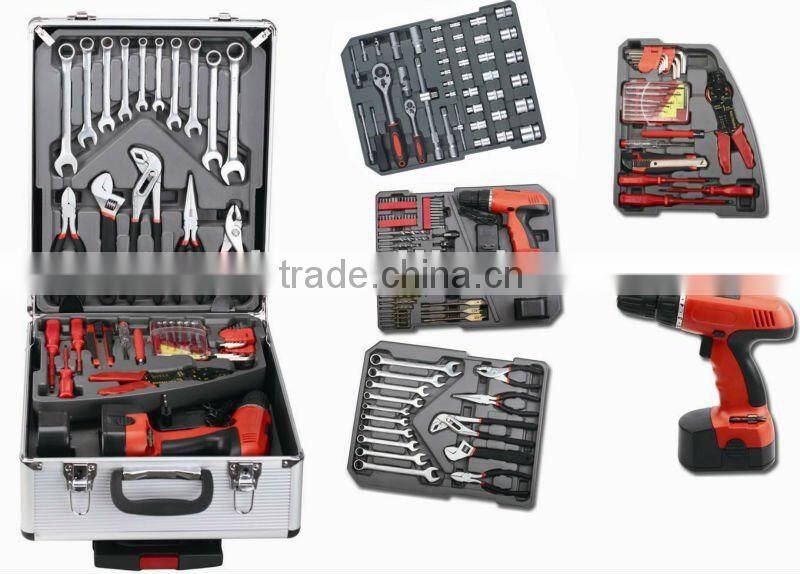 2015NEW ITEM-161pcs professional aluminium case tool set