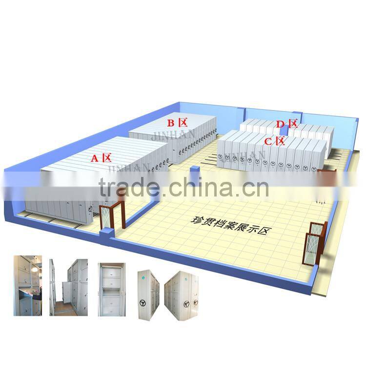 Density Compact Shelving with Smart Control System