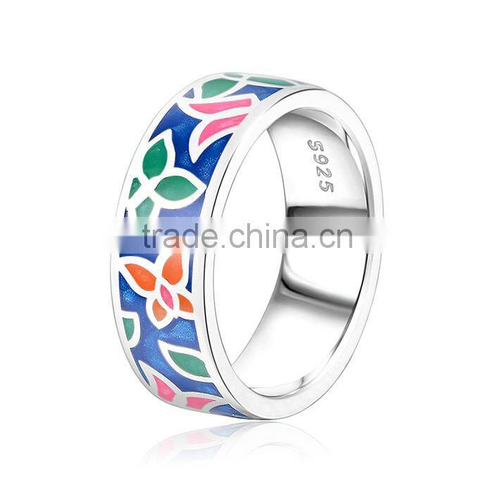 2016 Warmly Colorful Design Value 925 Silver Ring