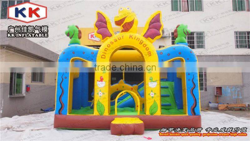 Thomas Cartoon Train inflatable castle For Children Farm Land
